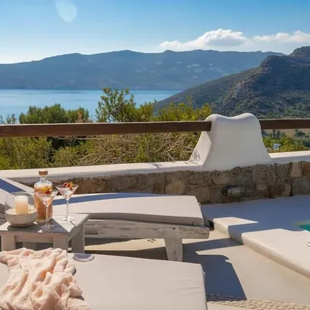 Сasa de vacaciones Premium Panormos Escape With Swimming Pool *